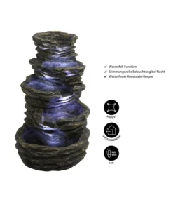 Dehner Polyresin-Gartenbrunnen Roccia -Progarden Pflanzen Verkäufe 1416601 WE IG 001 PolyresinbrunnenrocciaNEU