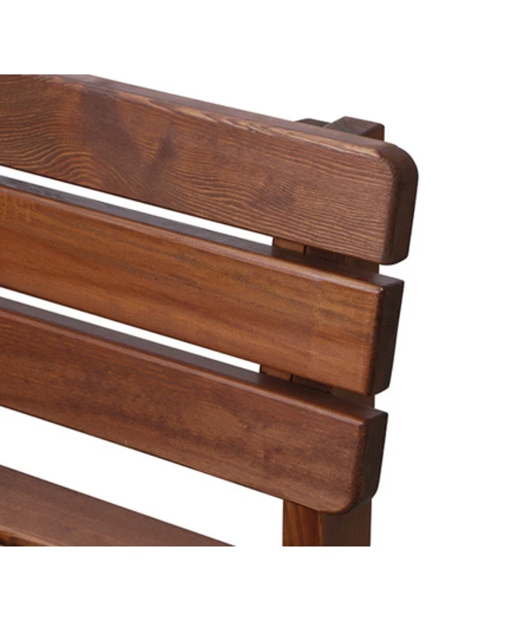 Holzbank Tessin, 3-Sitzer 2 Holzbank Tessin, 3-Sitzer – Bild 2