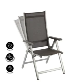 MWH Klappsessel Elements 12 MWH Klappsessel Elements -Progarden Pflanzen Verkäufe 1895457 WE IG 001 ELEMENTSKLAPPSSILBER