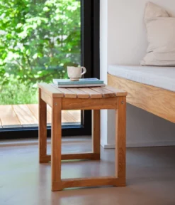 Cinas Gartenhocker Vega -Progarden Pflanzen Verkäufe 2012045 WE MO 003 TeackhockerVega