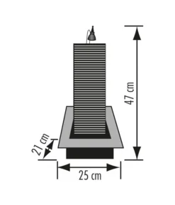 Seliger Zimmerbrunnen Suna, Schiefer -Progarden Pflanzen Verkäufe 2700987 WE FS 002 SeligerZimmerbrunnenSunaSchiefer