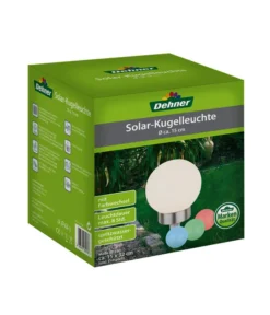 Dehner Solar-Kugelleuchte -Progarden Pflanzen Verkäufe 2779262 WE FS 001 DehnerMarkenqualitaetSolarKugelleuchteFarbwechselD15cm