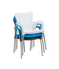 Best Alu-Stapelsessel Maui, 4er Set -Progarden Pflanzen Verkäufe 3046851 WE DE 001 4erStapelsesselMauiWeiss