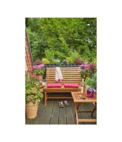 Dehner Akazienbank Paisley, 2-Sitzer -Progarden Pflanzen Verkäufe 3099728 WE MO 002 Akazienbank Paisley 1