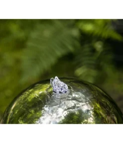 Dehner Edelstahl-Gartenbrunnen Globe, Ca. Ø32/H52 Cm -Progarden Pflanzen Verkäufe 3257623 WE DE 004 EdelstahlGartenbrunnenGlobeNEU