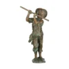 Rottenecker Bronzefigur Flötenspieler Für Den Außenbereich, 42 Cm