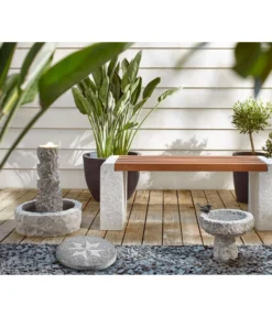 Dehner Granit-Kompassstein, Schwarz/grau, Ca. Ø40/4 Cm -Progarden Pflanzen Verkäufe 3710902 WE MO 002 DehnerGranitKompasssteinschwarzgrau