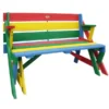 Habau Kinder Picknickbank Bunt, 100 X 50 X 62 Cm