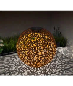 Dehner Solar-Kugelleuchte Lagos -Progarden Pflanzen Verkäufe 4034328 WE MO 001 DehnerSolarKugelleuchteLagosD30cm