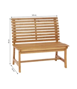 Dehner Akazienbank Paisley, 2-Sitzer -Progarden Pflanzen Verkäufe 4069167 WE BG 001 AkazienbankPaisley