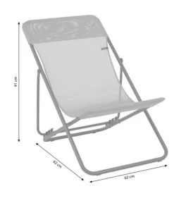 Lafuma Liegestuhl Maxi Transat, Batyline® -Progarden Pflanzen Verkäufe 4070017 WE BG 001 LafumaMaxiTransatLac