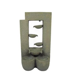 Ubbink Polyresin-Gartenbrunnen-Set Bern, 33,5 X 21,5 X 59,5 Cm