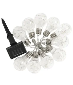 Dehner Solar-Lichterkette Glühbirne