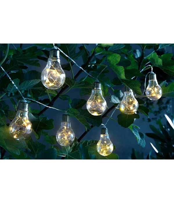 Dehner Solar-Lichterkette Glühbirne 2 Dehner Solar-Lichterkette Glühbirne – Bild 2