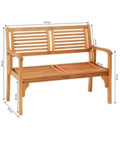 Dehner Klappbank Douglas, 2-Sitzer 15 Dehner Klappbank Douglas, 2-Sitzer -Progarden Pflanzen Verkäufe 4216784 WE BG 001 KlappbankDouglas