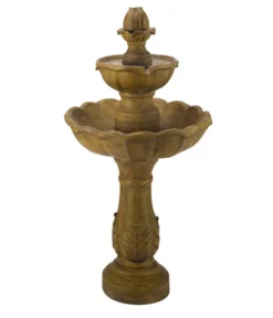 Smart Solar Polyresin-Gartenbrunnen Kingsbury Mit Solar, Ca. Ø48,3/H97,8 Cm