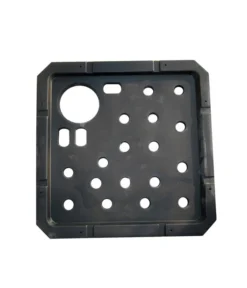 Kunststoff-Ersatzdeckel Für Brunnen, Schwarz, 56 X 56 X 3 Cm