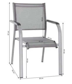 Dehner Balkon-Stapelstuhl Dallas 7 Dehner Balkon-Stapelstuhl Dallas -Progarden Pflanzen Verkäufe 5302070 WE BG 001 DehnerLivingAluStapelsesselDallasAluBalkonstapelDallasD