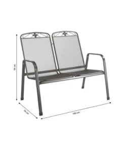 MWH Metall-Bank Savoy, 2-Sitzer 9 MWH Metall-Bank Savoy, 2-Sitzer -Progarden Pflanzen Verkäufe 5312871 WE BG 001 MwhMetallBankSavoy2SitzerMetallBankSavoy2Sitzer2