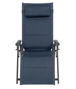 Siena Garden Camping Relaxstuhl XL Premium, Blau