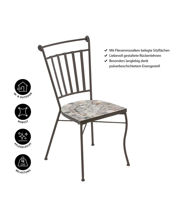 Dehner Mosaikstuhl Grazia 7 Dehner Mosaikstuhl Grazia – Bild 7