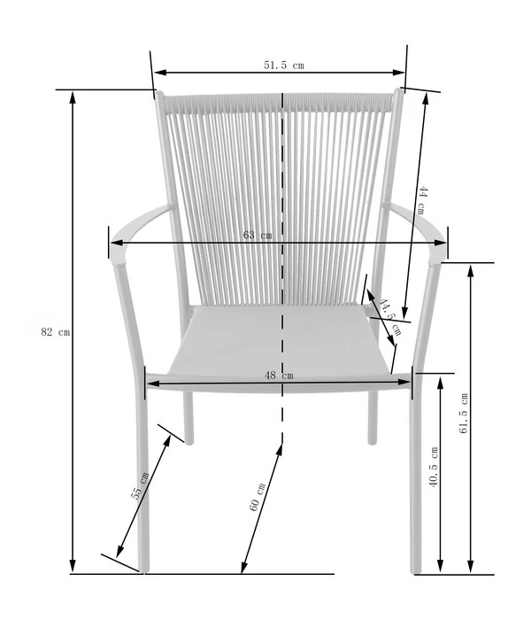 Dehner Stapelstuhl Delphi 2 Dehner Stapelstuhl Delphi – Bild 2