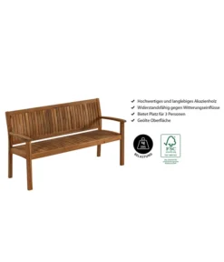 Dehner Gartenbank Valetta -Progarden Pflanzen Verkäufe 6708614 WE IG 001 BankValetta3er