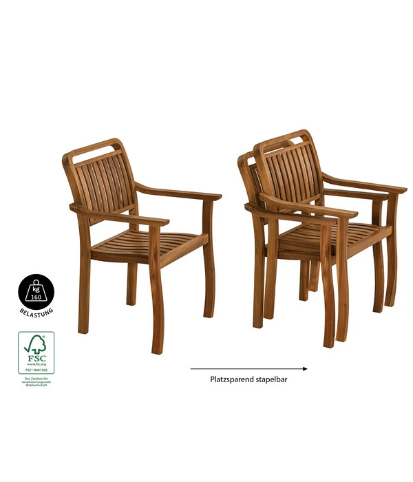 Dehner Stapelsessel Lima 5 Dehner Stapelsessel Lima – Bild 5