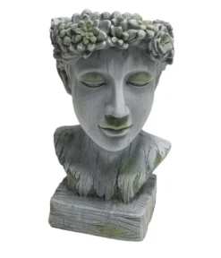 Dehner Magnesia-Kopf Apollo Zum Bepflanzen, Ca. B24/H41/T24 Cm