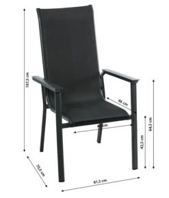 Dehner Stapelstuhl Cleveland, Dunkelgrau 12 Dehner Stapelstuhl Cleveland, Dunkelgrau -Progarden Pflanzen Verkäufe 6894133 WE BG 001 StapelstuhlClevelandNeu