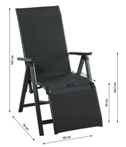 Dehner Relaxsessel Cleveland, Dunkelgrau 10 Dehner Relaxsessel Cleveland, Dunkelgrau -Progarden Pflanzen Verkäufe 6894158 WE BG 001 RelaxsesselClevelandGrauNeu