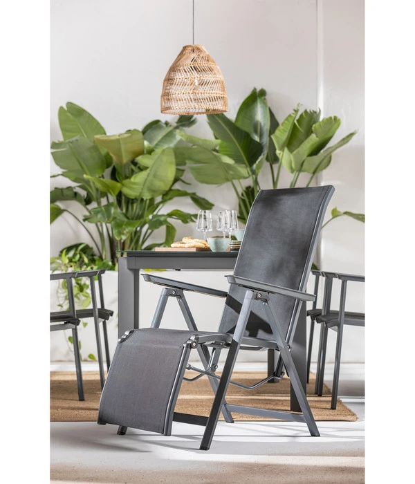 Dehner Relaxsessel Cleveland, Dunkelgrau 4 Dehner Relaxsessel Cleveland, Dunkelgrau – Bild 4